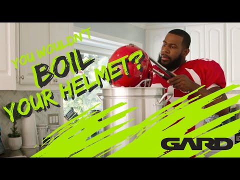 Why are you boiling your mouthguard?  You wouldn't boil your helmet for the perfect fit