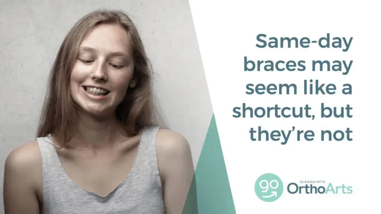 Same-day braces may seem like a shortcut, but they're not
