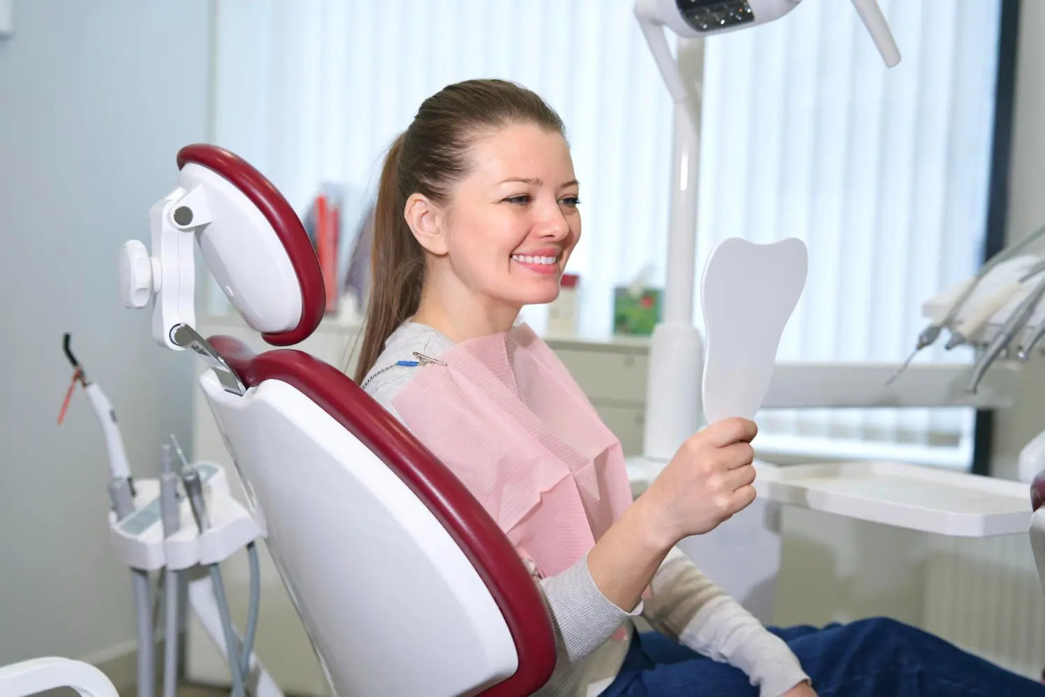 Portrait of a happy, smiling with orthodontic appliance treatment process at Gianquinto Orthodontic Arts in Tehachapi, CA